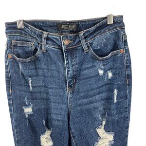 Judy Blue Boyfriend Fit Jeans Women's Size 27 Distressed Grunge